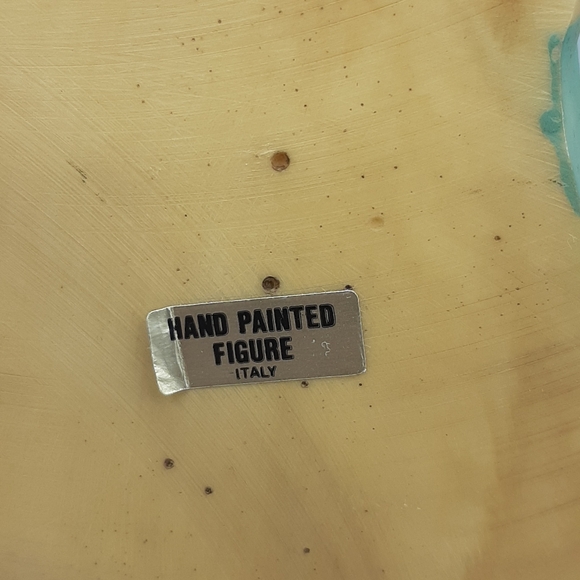 Vintage Virgin Mother Mary Madonna Baby Jesus Child Wall Art Holy Water Italy - Picture 6 of 6